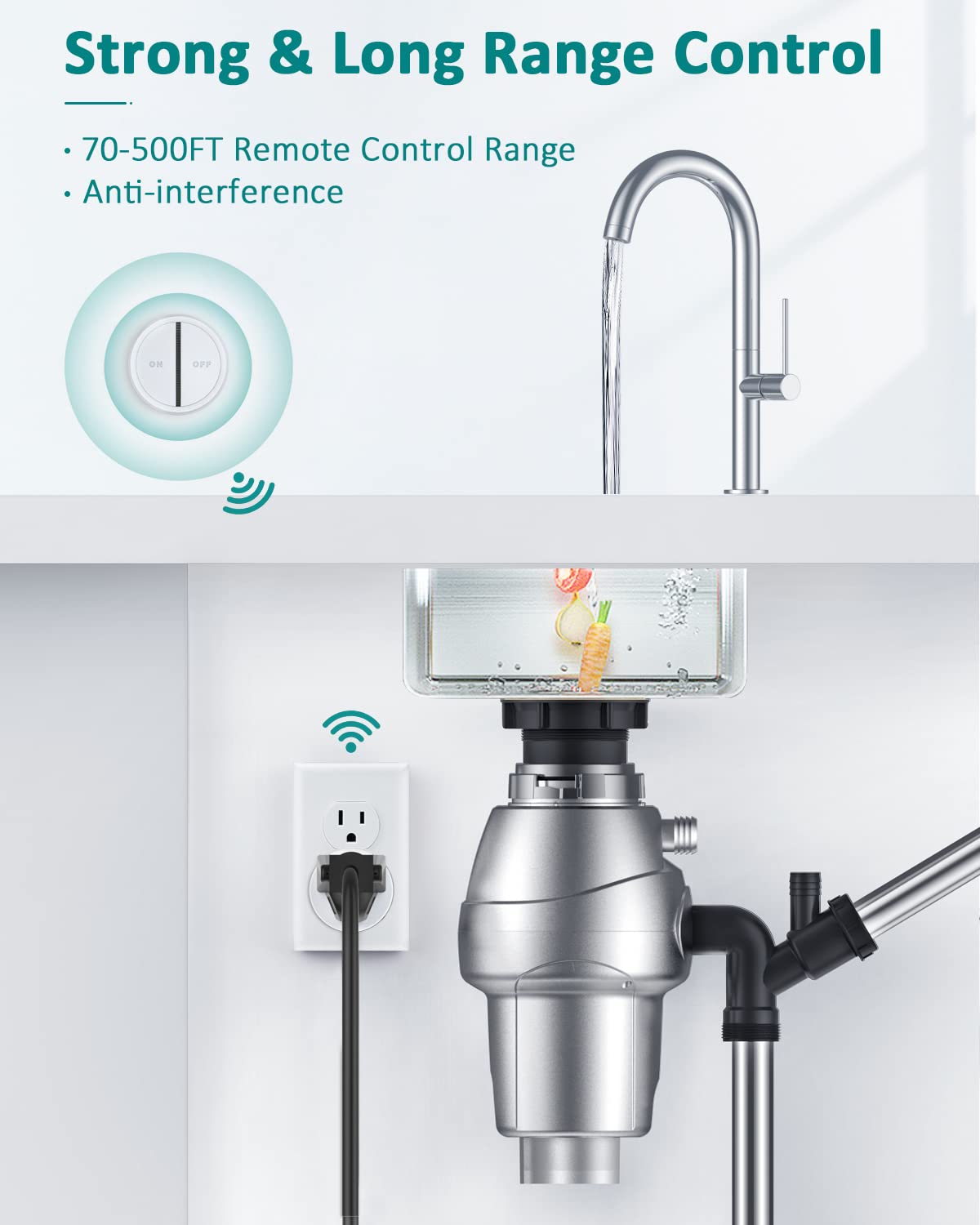 HAPYTHDA magnetic-base attachment keeps the switch within reach