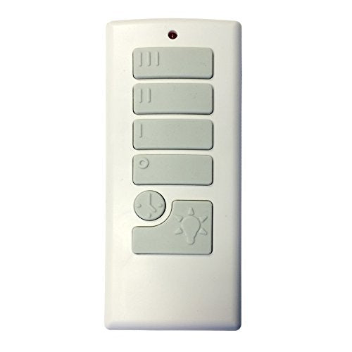 Harbor Breeze 40837 remote control for ceiling fans, convenient one-room power and speed adjustment.