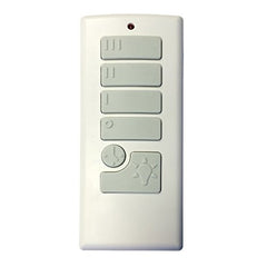 Harbor Breeze 40837 remote control for ceiling fans, convenient one-room power and speed adjustment.