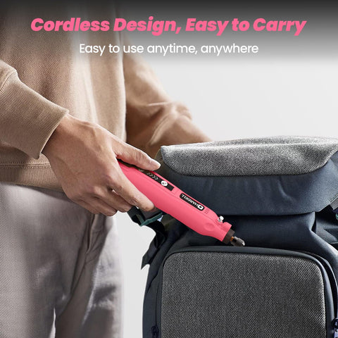 Hardell pink 69pcs kit for colorful, comfortable handling