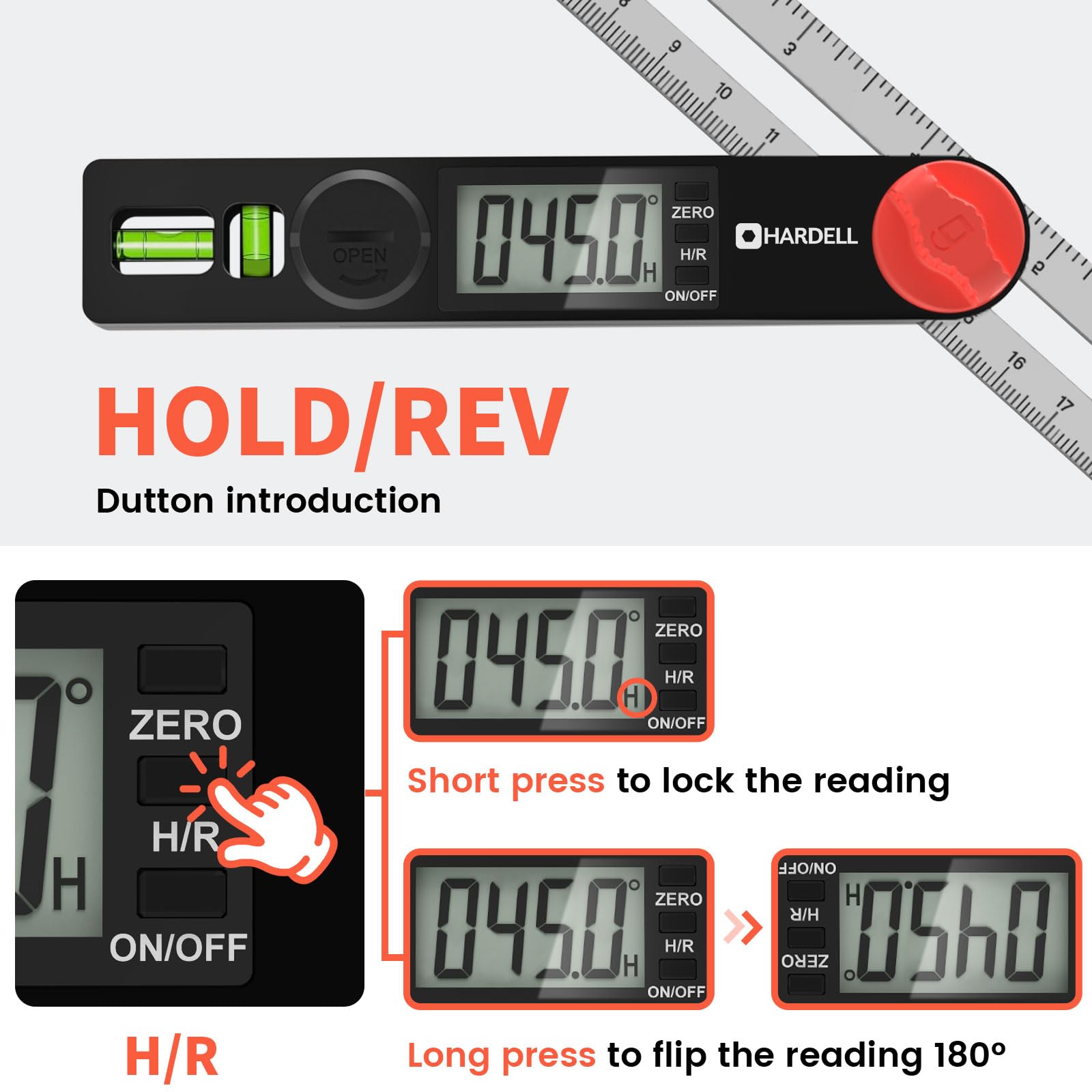HARDELL Angle Replicator enables quick copying of angles for joins and joints.