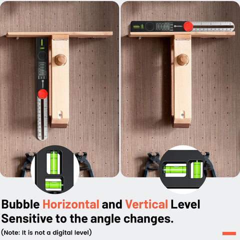 HARDELL Digital Angle Finder T-Slider transfers exact measurements for layout tasks.
