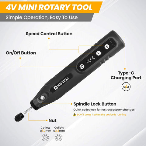 Great for smoothing 3D prints and polishing resin surfaces.