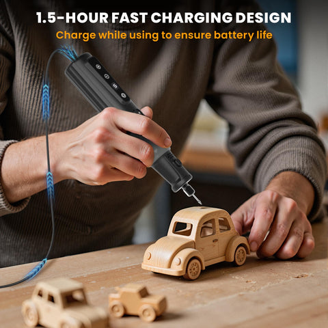 HARDELL USB-C charging keeps you powered on the go.