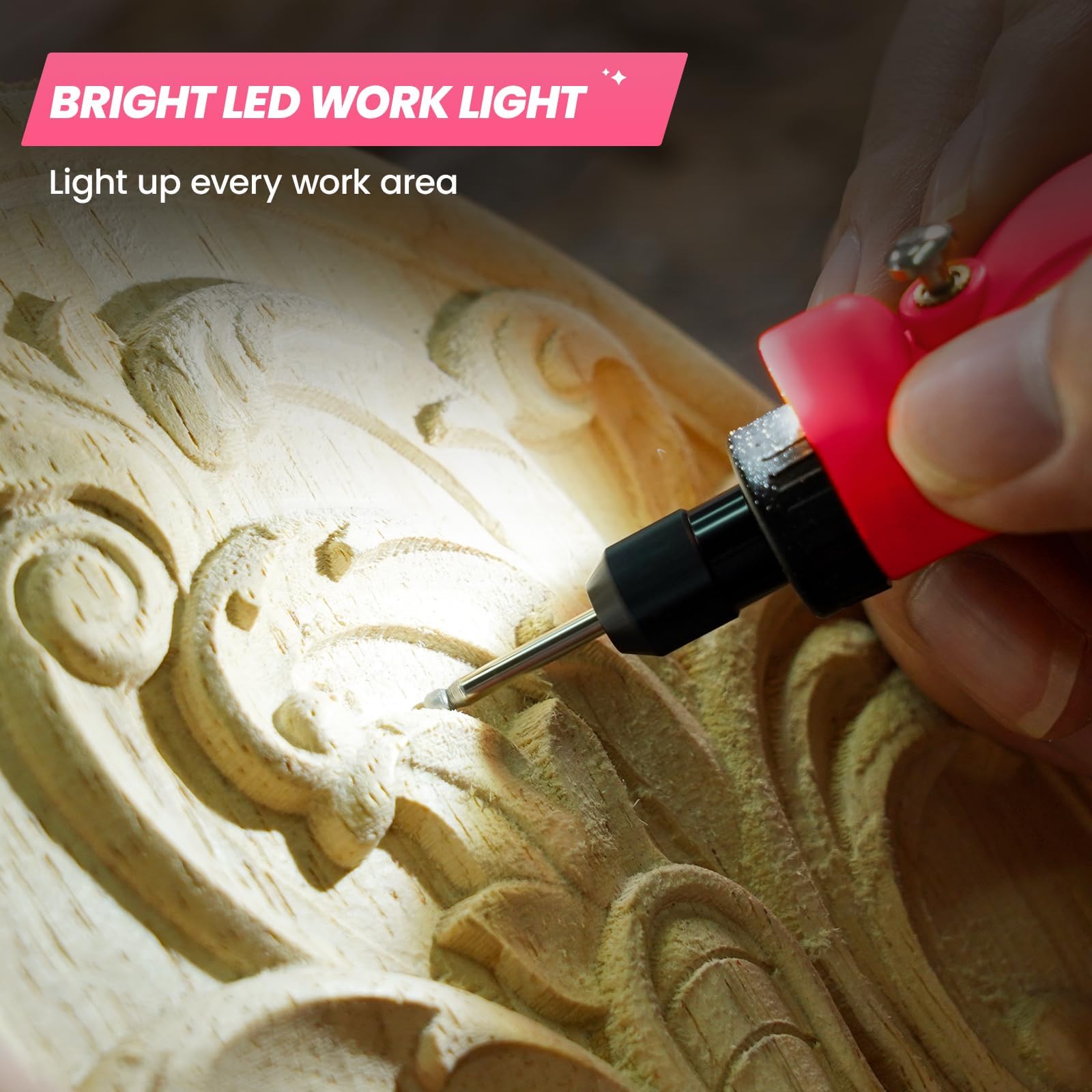 Hardell LED indicator improves visibility for precise work in dim areas