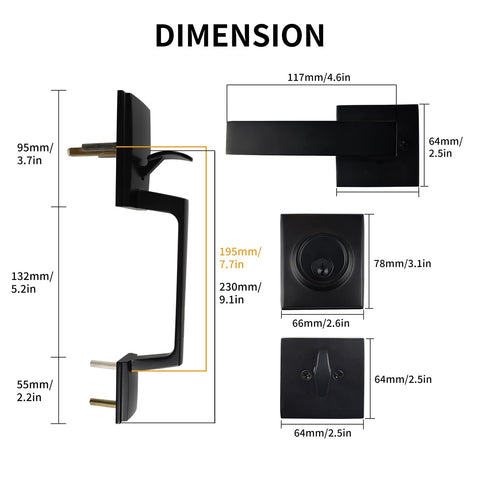 HARDHAWK adjustable latch fits 60–70 mm spacing for versatile door sizes