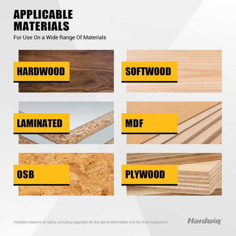 HARDWIN ideal for cordless saws, delivering efficiency and speed.