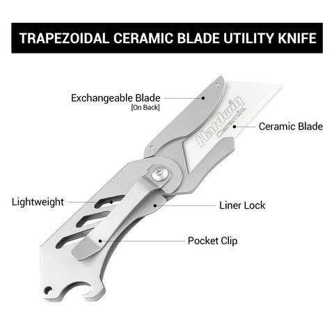Hardwin rustproof ceramic blades resist moisture for lasting precision.