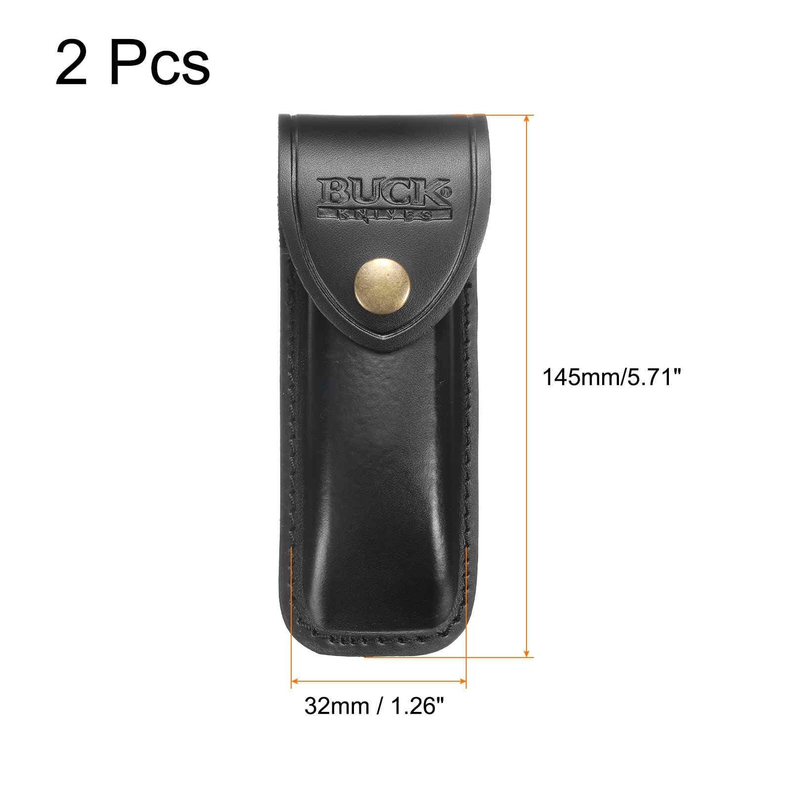 HARFINGTON leather knife sheath construction highlights durability for rugged outdoor use.