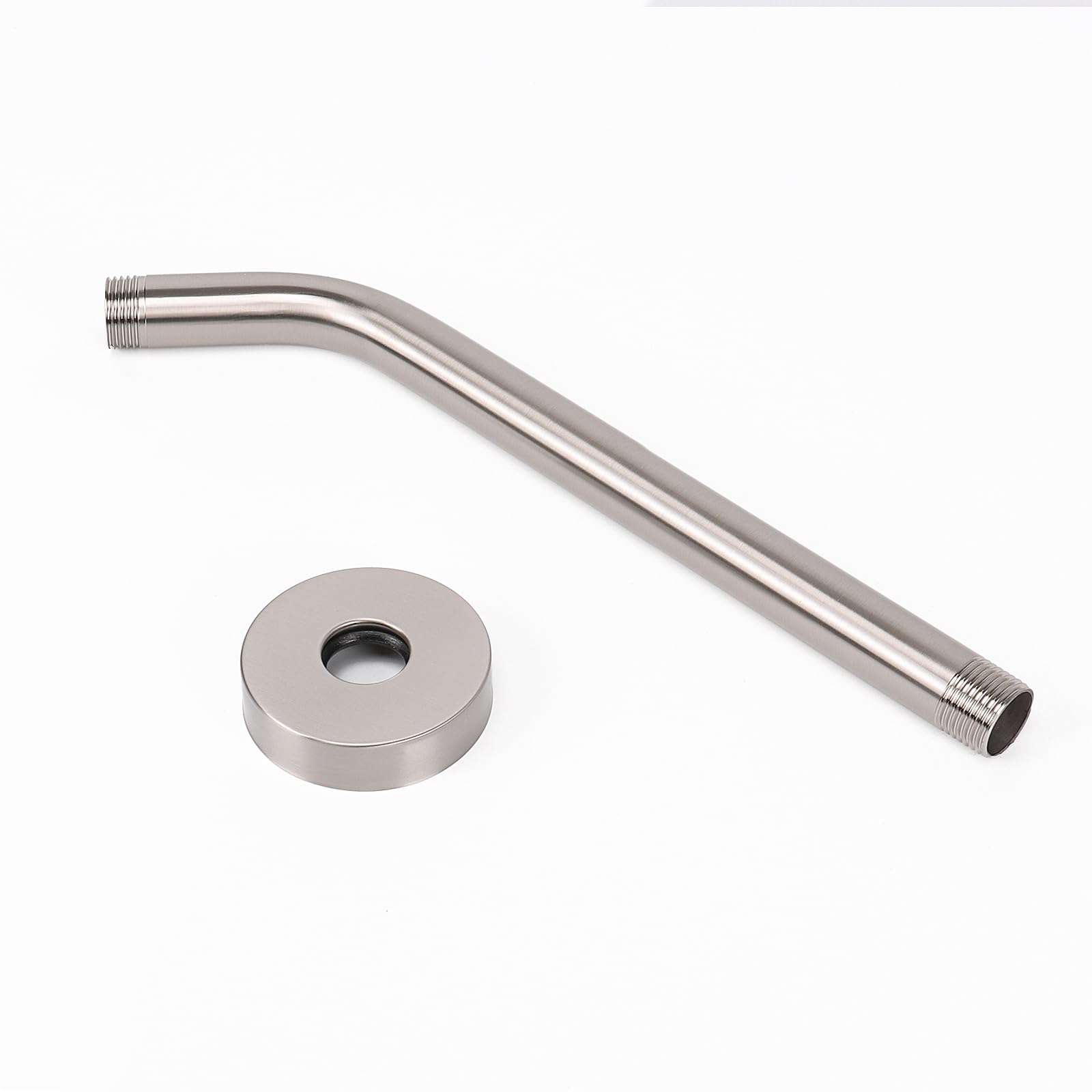 HarJue contemporary bathroom upgrade with a sleek brushed-nickel finish.