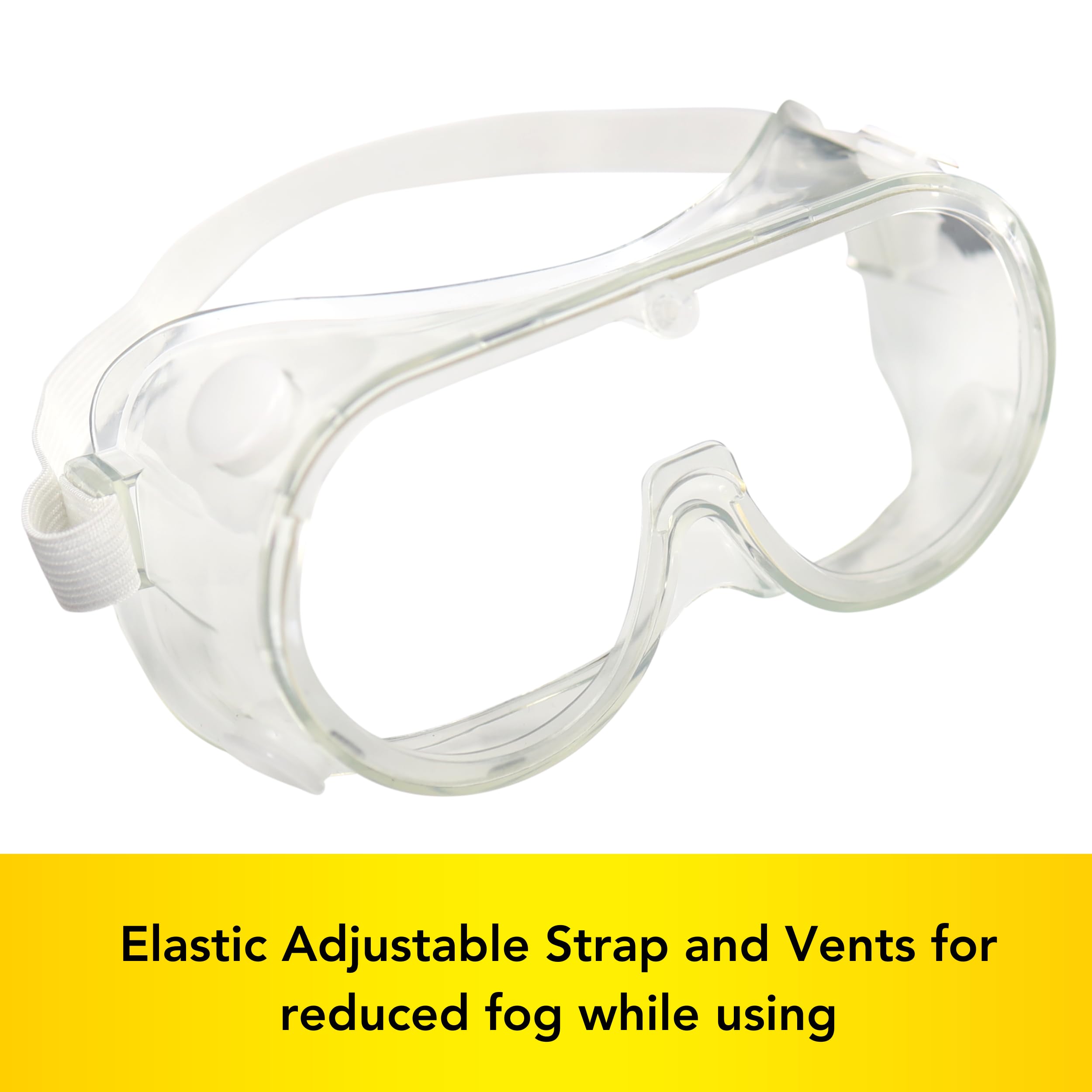 Harrier Hardware safety goggles controlled ventilation reduces eye fog and irritation
