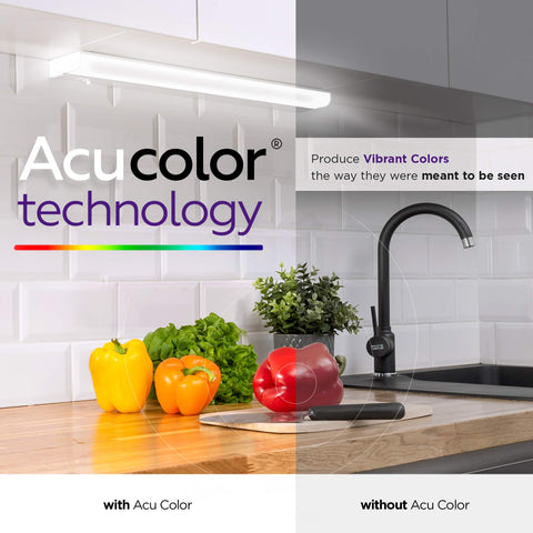 Harrrrd under-cabinet light with frosted lens for soft, eye-friendly shelf lighting