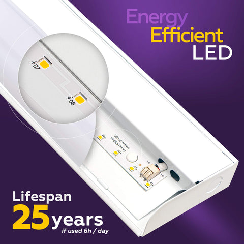 Harrrrd long-life LED under-cabinet light saving maintenance effort