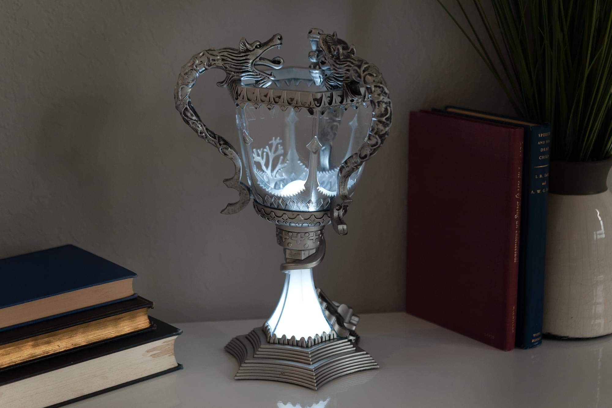 Harry Potter Triwizard Cup party decor light, ideal for viewing parties and birthdays.