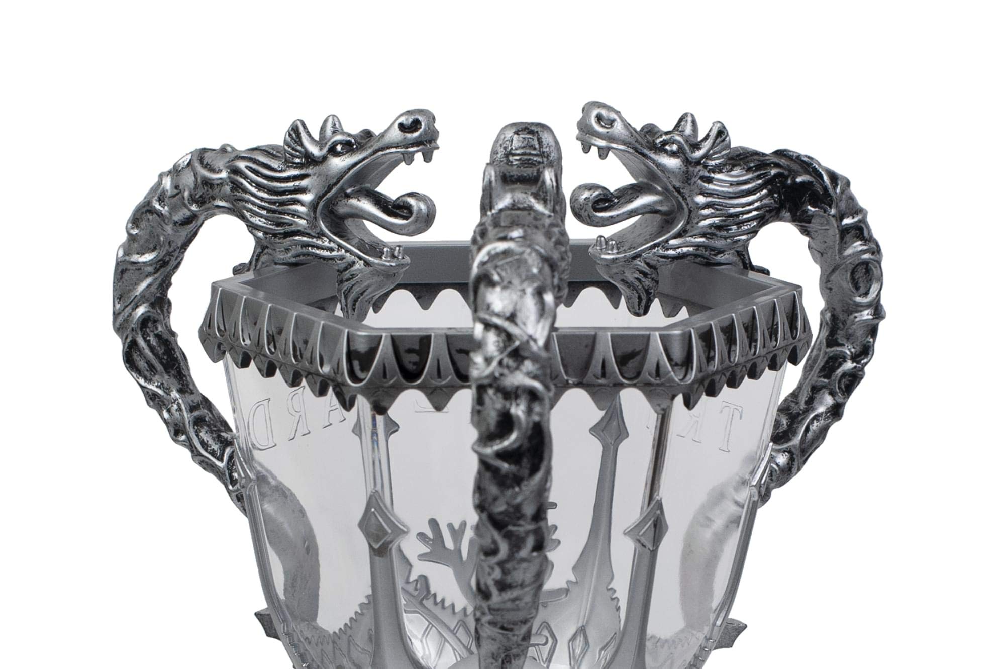 Harry Potter Triwizard Cup silver finish lamp, official merchandise to enhance shelves.