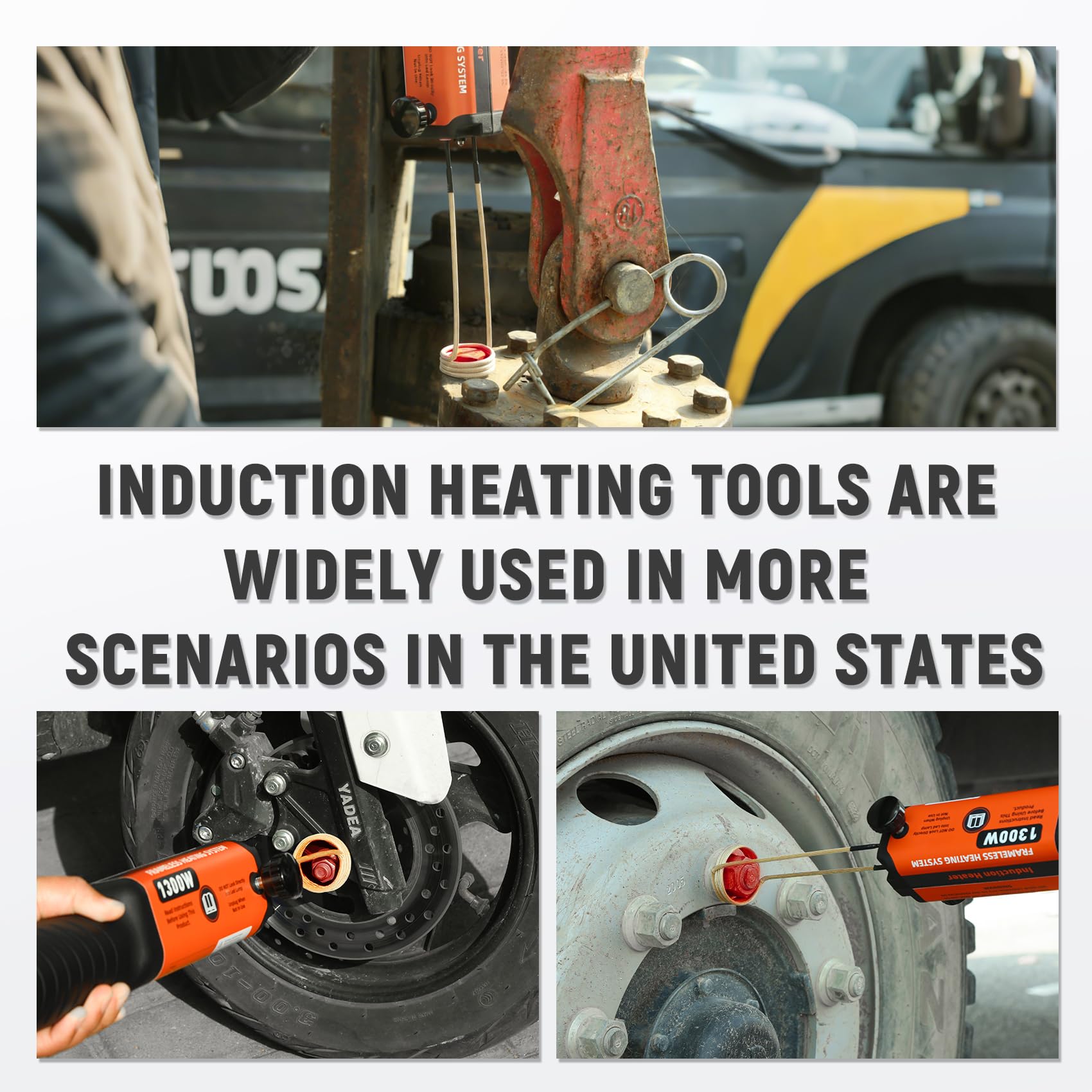 Harsire induction heater shows broad automotive and mechanical applications
