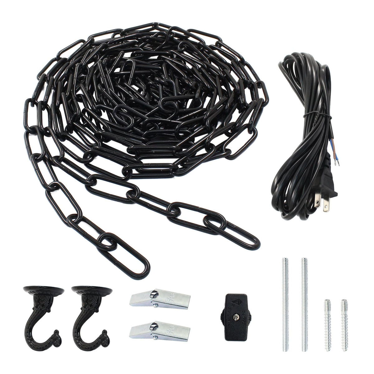 HARSKIYER Swag Light Kit 15ft chain ready for ceiling installations and decor.