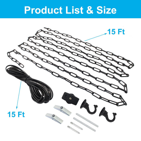 HARSKIYER Swag Light Kit switch for convenient ceiling lighting control.