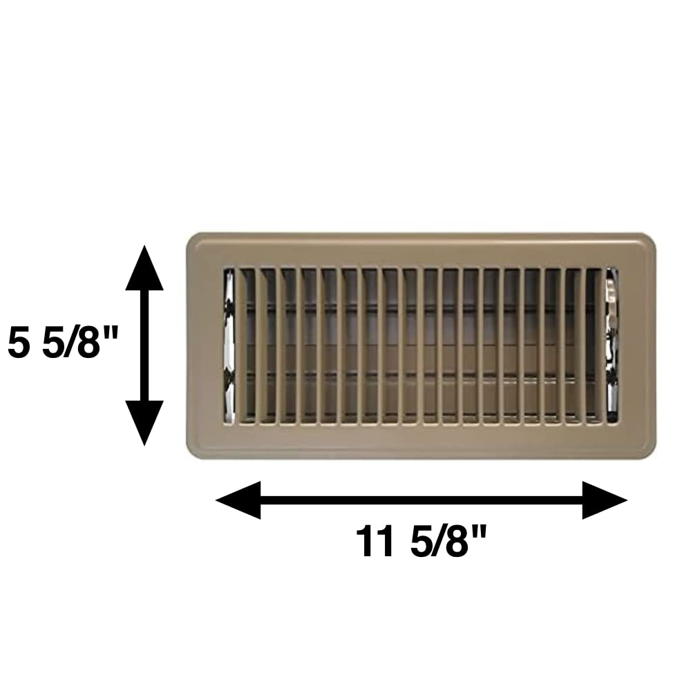 Foot-adjustable airflow feature on Hartford Ventilation floor vent cover