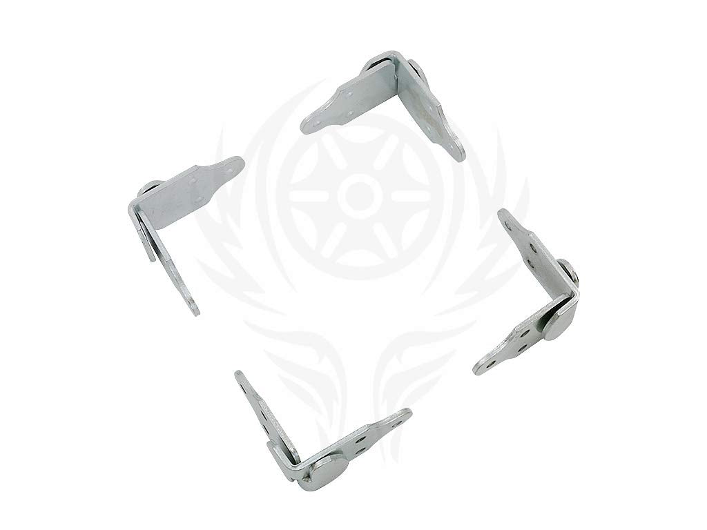 Harvards Chrome durable steel zinc-coated bracket resists rust over time.