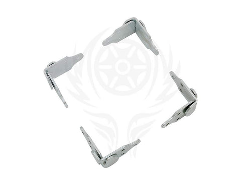 Harvards Chrome durable steel zinc-coated bracket resists rust over time.