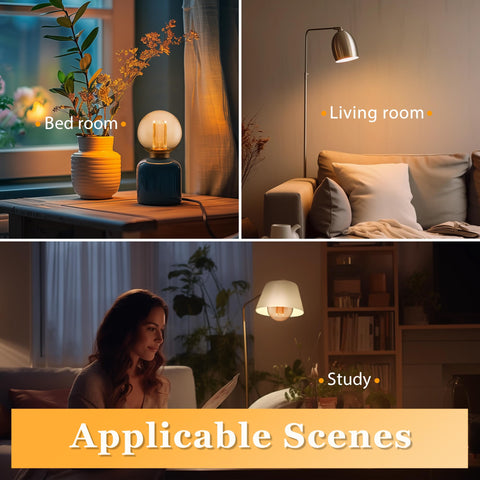 Harwez Globe Edison bulb maintains a crystal-clear interior for lasting shine.