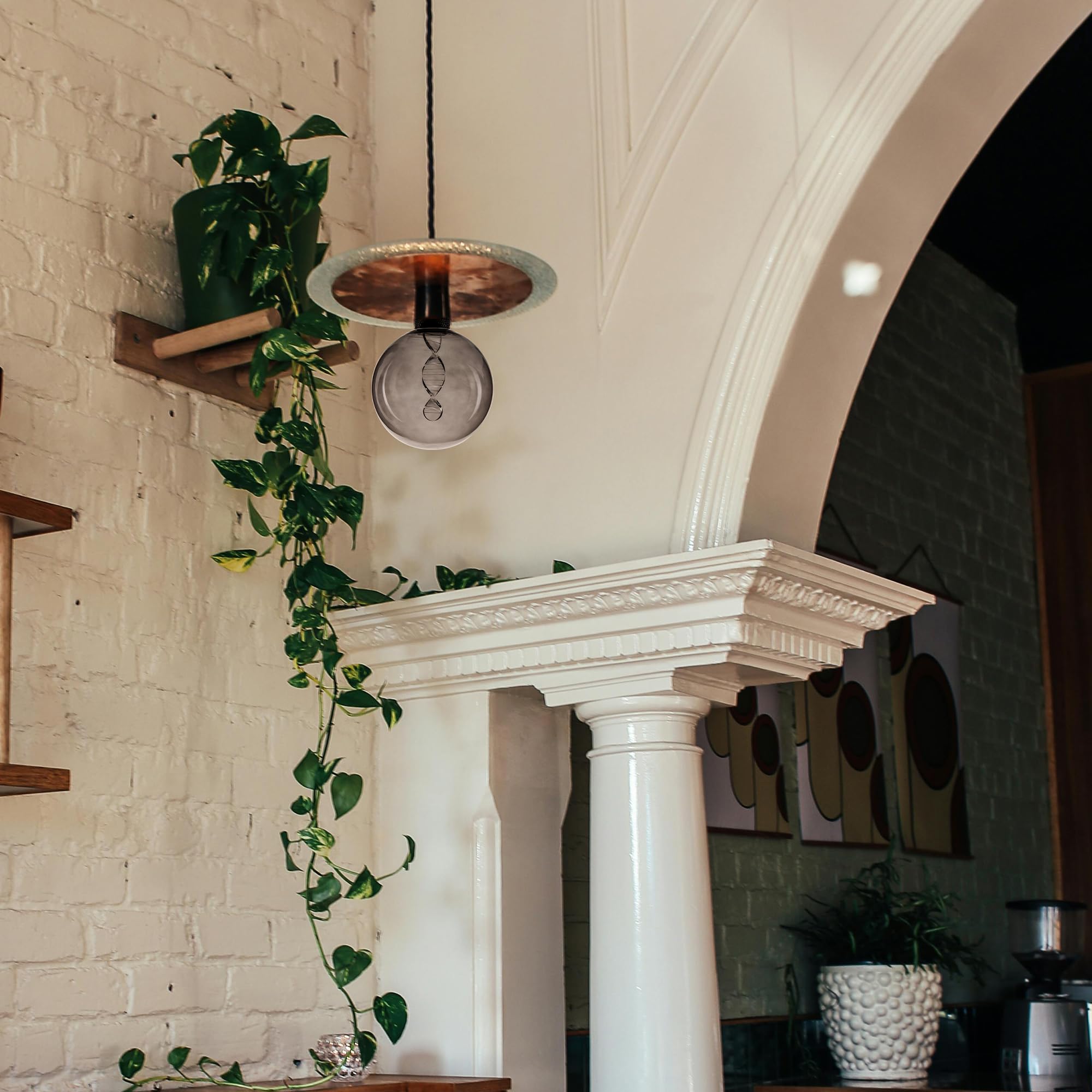 Harwez wall-sconce glow adds subtle, elegant ambiance.