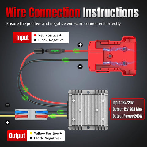 Haseed battery adapter snugly fits Milwaukee 18V packs