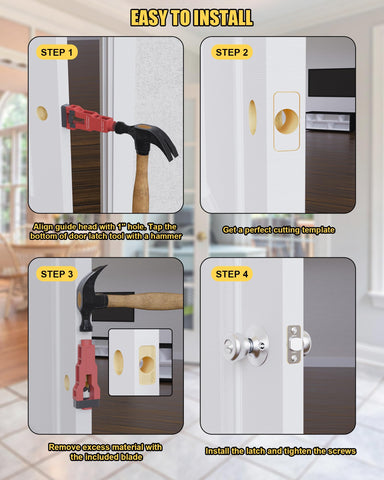 HASIODXE door-latch-tool ergonomic handle for comfortable use