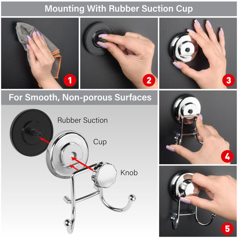 HASKO adhesive discs 3M included for secure mounting