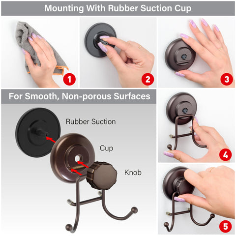 HASKO stainless steel hook with bronze cap showing durability in humid spaces