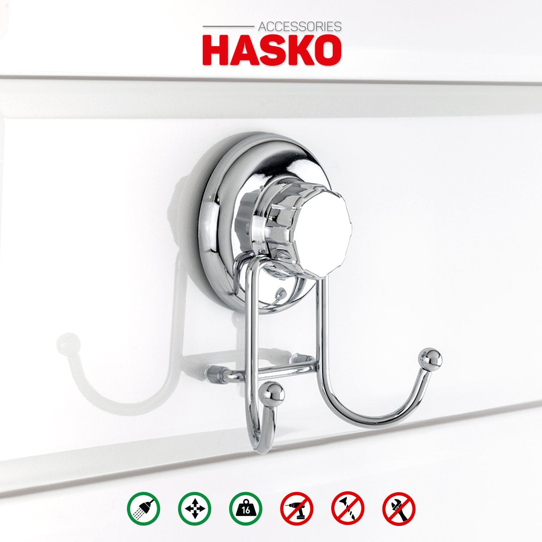 HASKO stainless steel hook close-up highlights rust-resistant build