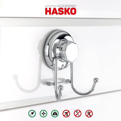 HASKO stainless steel hook close-up highlights rust-resistant build