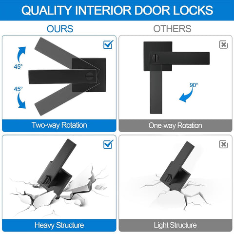 Hasmikit adjustable latch supports two standard sizes for flexible fitting.