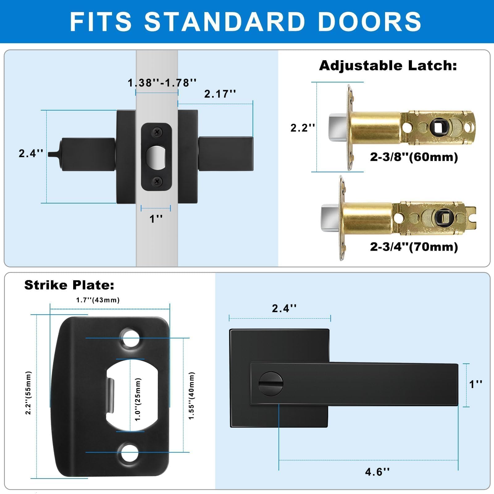 Hasmikit hardware kit includes all components and instructions for simple installation.