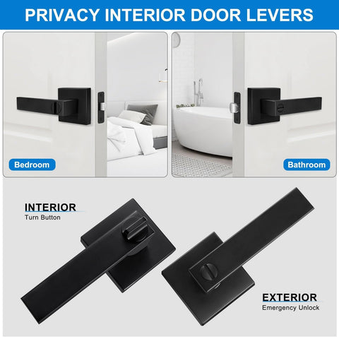 Hasmikit privacy button lever for easy room privacy in bedrooms and bathrooms.