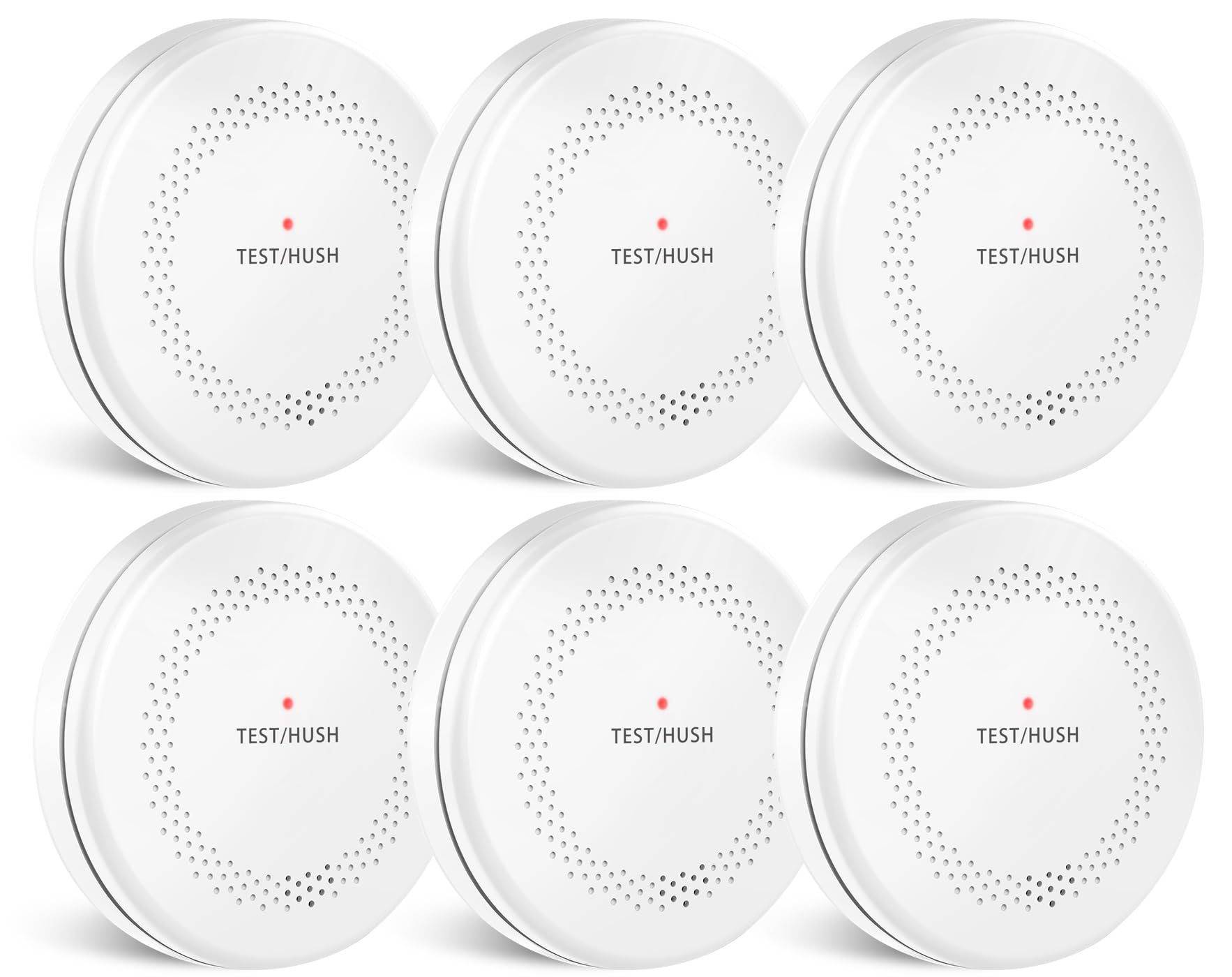 HATHEPHS 6-pack detection unit shows dual smoke and CO sensing for safety.
