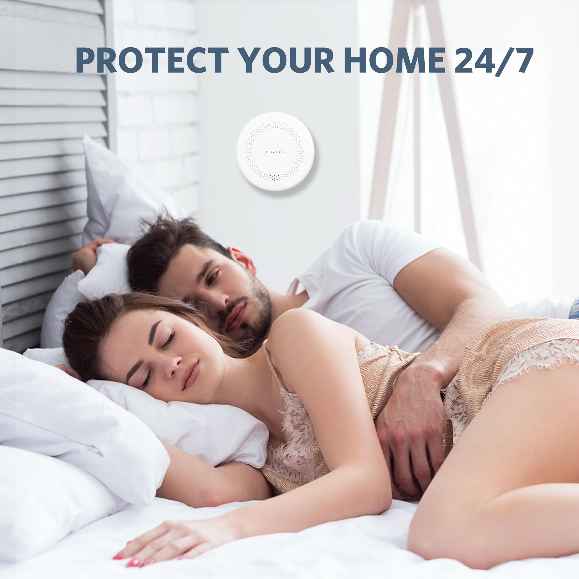 HATHEPHS 85dB alarm provides clear household alerts.