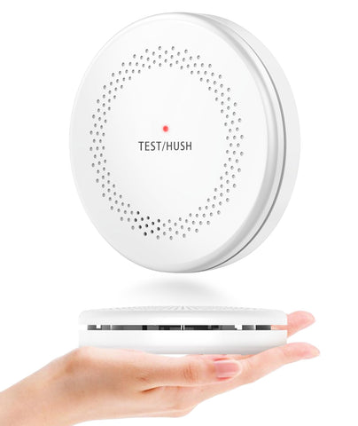 HATHEPHS smoke and CO detector combo with 10-year battery for dependable safety.