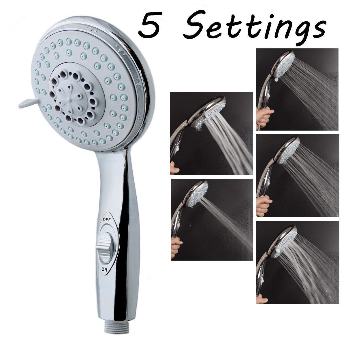 HauSun chrome finish adds a sleek, durable styling for bathrooms.