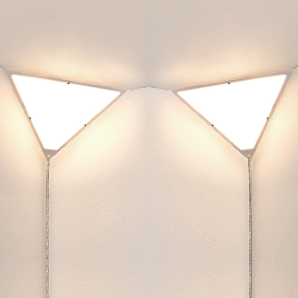 Haultop corner light with triangle design brightens corners.