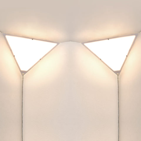 Haultop corner light with triangle design brightens corners.