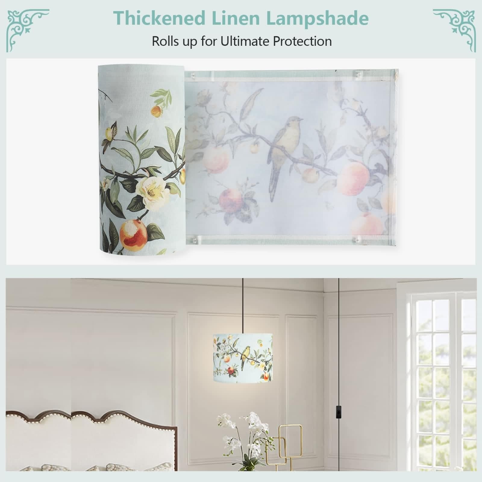 Haultop two-pack design refreshes any room's lighting and style.