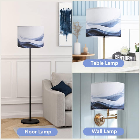 Haultop drum lampshade features spider base for versatile fixture compatibility.