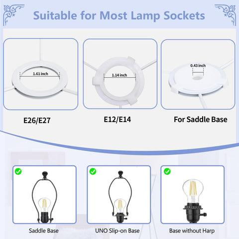 Haultop easy-install lampshade clips quickly for secure setup.