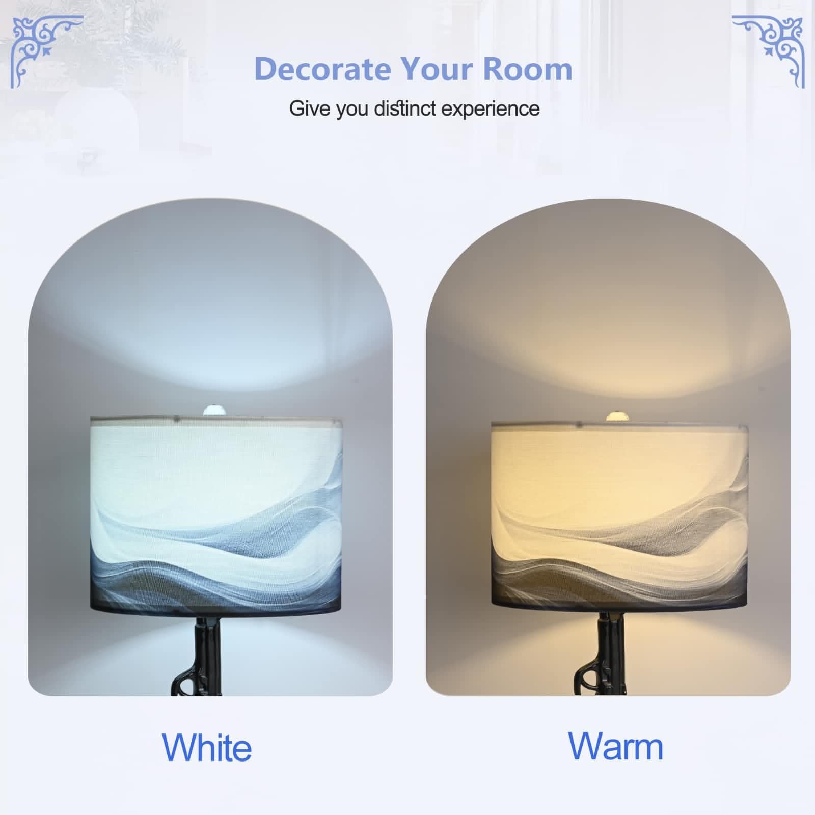 Haultop gift-ready lampshade creates a relaxing ambiance in home corners.