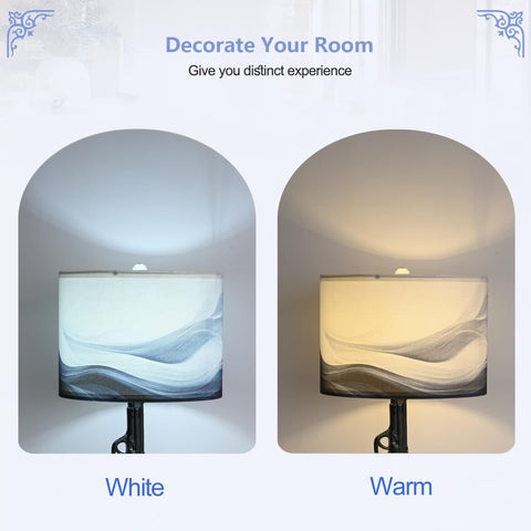 Haultop gift-ready lampshade creates a relaxing ambiance in home corners.