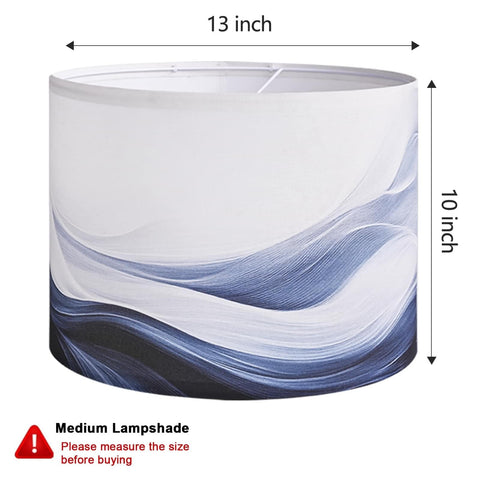 Haultop lampshade compatible with E26 and E14 bases for flexible lighting options.