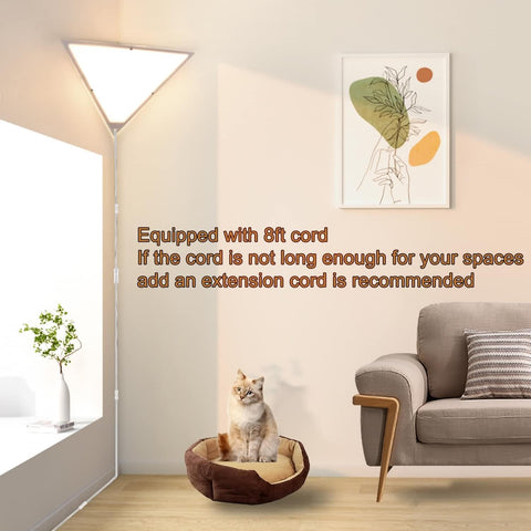 Haultop warm ambient glow enhances cozy living room evenings.