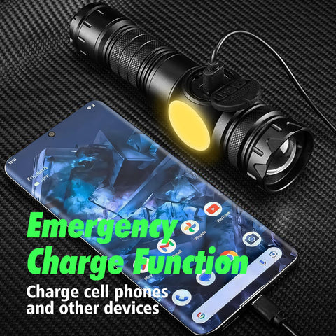 HAUSBELL S6000 USB-C charging port for easy recharging outdoors